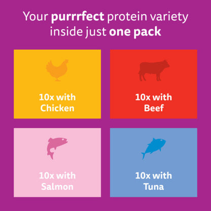 Whiskas Adult 1+ Mixed Menu in Jelly Pouches 85g x 40