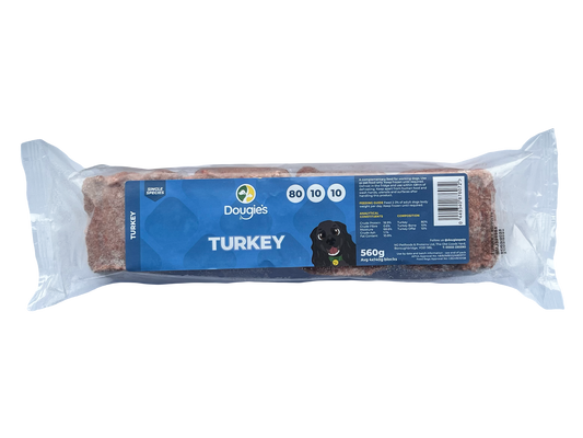 Dougie’s - Turkey 80/10/10 560g (4 x 140g Blocks)