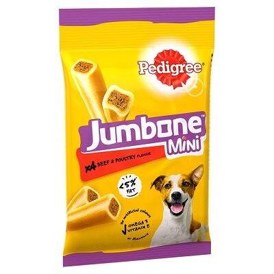 Pedigree Jumbone Mini Beef & Poultry x4 Chews (160g)