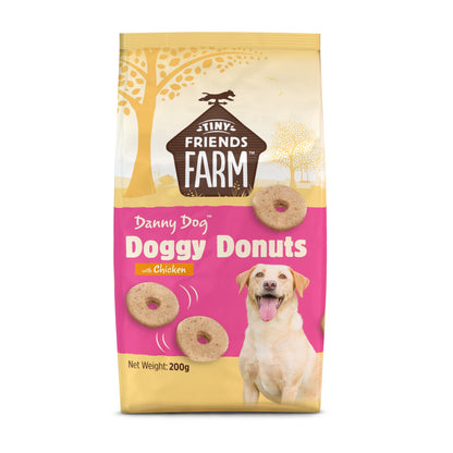 Tiny Friends Farm Danny Dog Doggy Donuts Chicken 200g