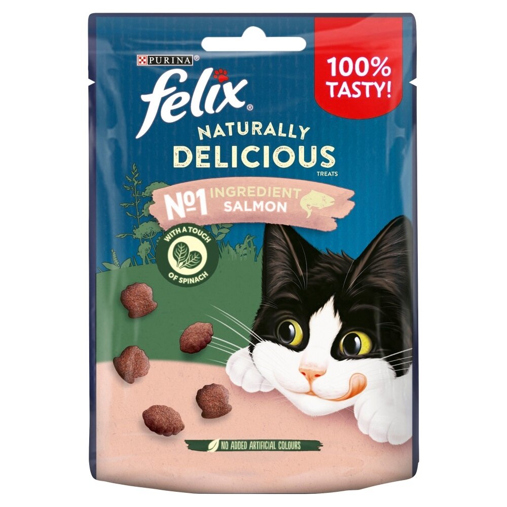 Felix Naturally Delicious Salmon Cat Treats 50g