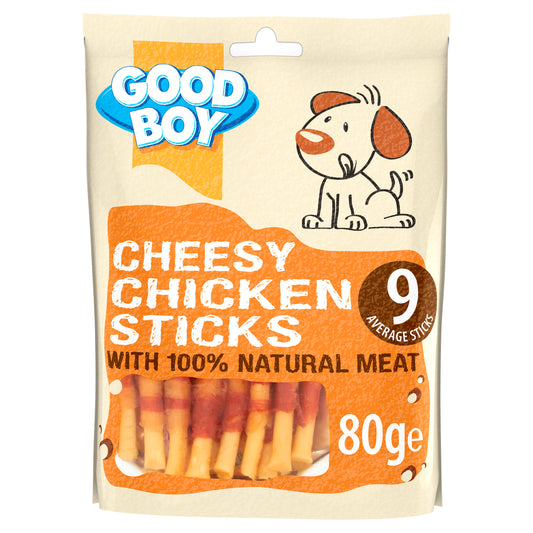 Good Boy Chicken Cheese Sticks 80g