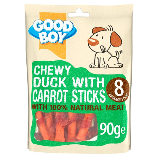 Good Boy Chewy Duck with Carrot Sticks 90g