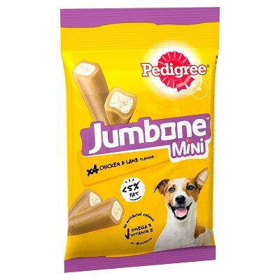 Pedigree Jumbone Mini Chicken & Lamb x4 Chews (160g)