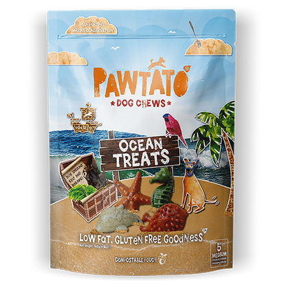 Pawtato Ocean Treats Medium 140g
