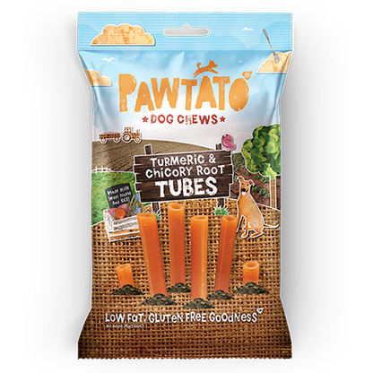 Pawtato Tubes Turmeric And Chicory Root 90g