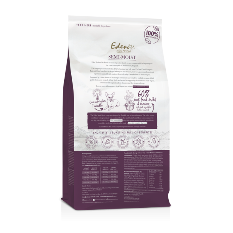 Eden 60/40 Succulent Semi-Moist Country Feast 2kg