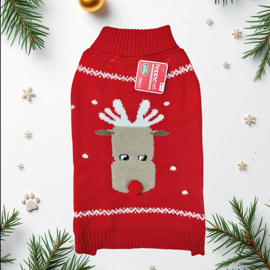 Christmas sweater - reindeer Medium