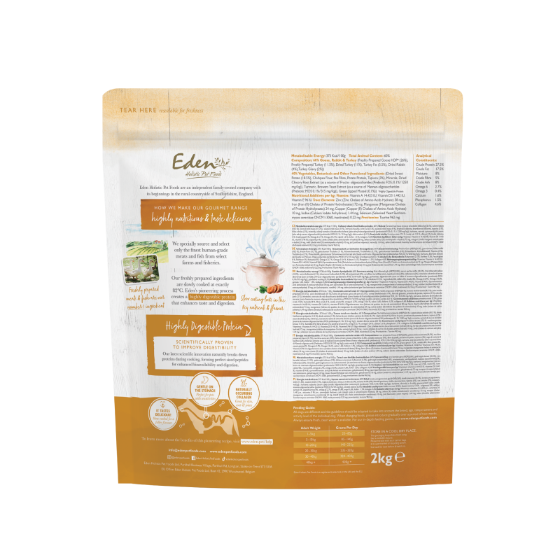 Eden Gourmet Range Goose & Turkey 2KG