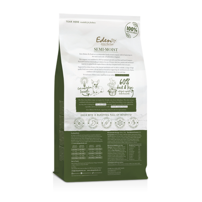 Eden 60/40 Succulent Semi-Moist Duck & Tripe 10kg