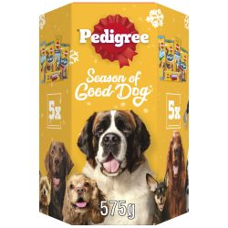 PEDIGREE Christmas Present Gift Box Adult Dog Treats Mixed