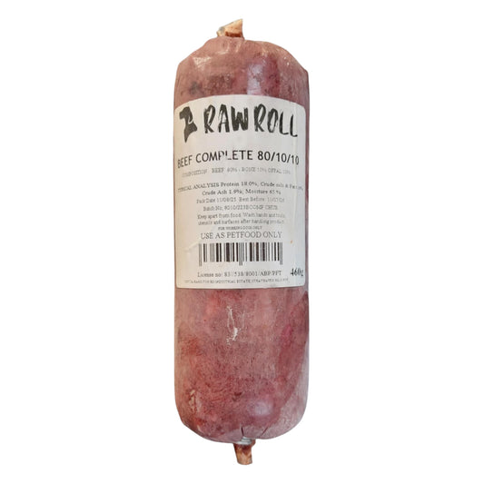 Raw Roll - Beef Complete 80-10-10 460g