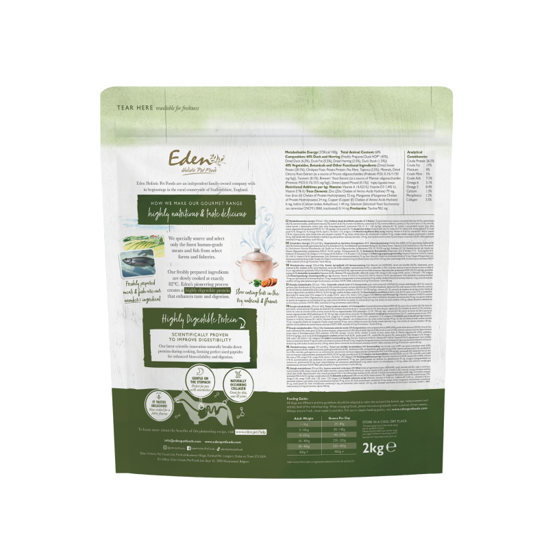 Eden Gourmet Range Duck & Herring 2KG