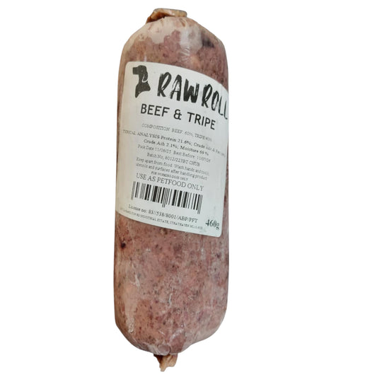 Raw Roll - Beef & Tripe 460g