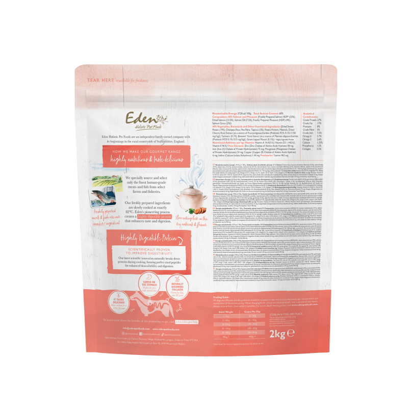 Eden Gourmet Range Salmon & Pheasant 2KG