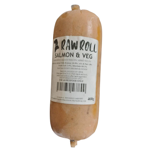 Raw Roll - Salmon & Veg 460g